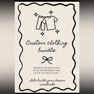 Women's Custom Clothing Bundle